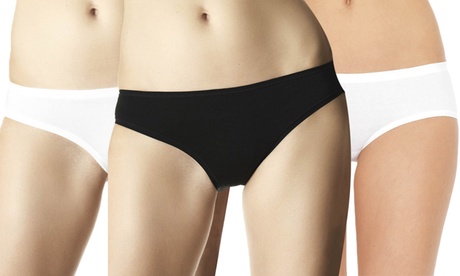 Set da 3 o 6 slip, culotte o brasiliana Pompea, disponibili in 2 colori e 4 taglie