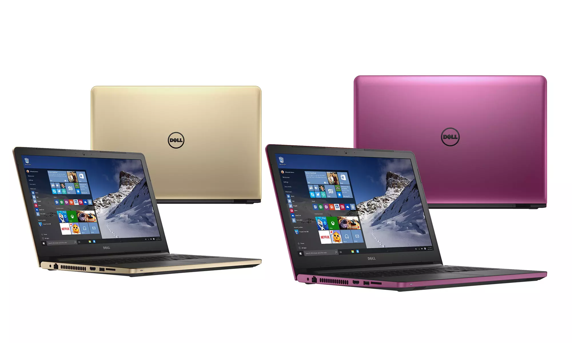 Dell Inspiron 5755 17.3" Laptop with AMD A8-7410U Quad-Core Processor, 8GB RAM, and 1TB HDD (Manufacturer Refurbished) - Primary Image