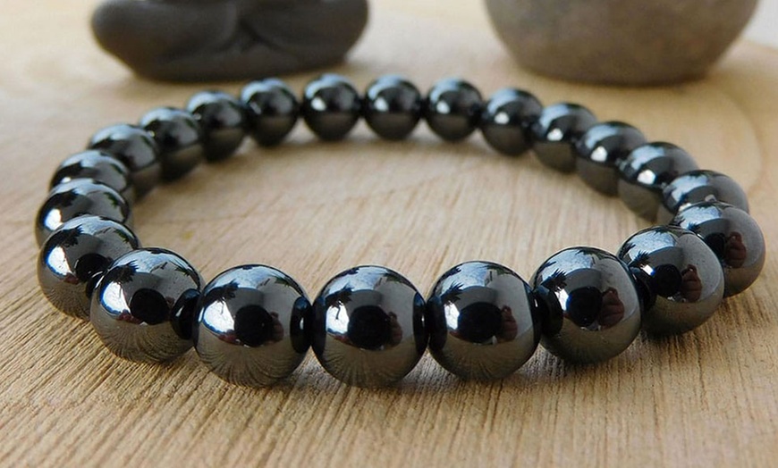 Image 2: 1, 2 ou 4 bracelets en hématite "Régénération"