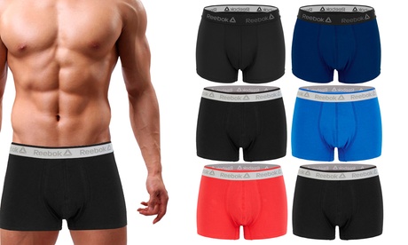 Set 6 Boxer da uomo Reebok disponibili in 4 taglie