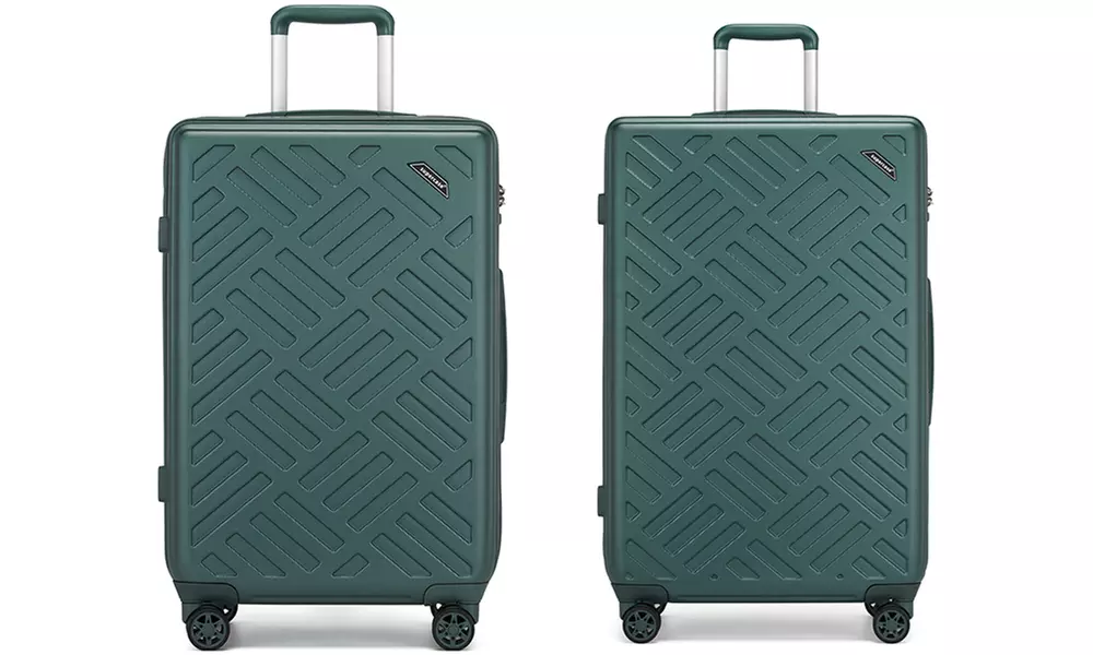 1 or 3 harde koffers met geometrisch patroon