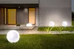 1, 2 ou 4 boules ou demi-boules 8 LED solaires blanches - Second Medium