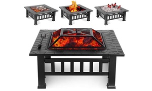  Large Three-in-One BBQ, Fire and Ice Pit 