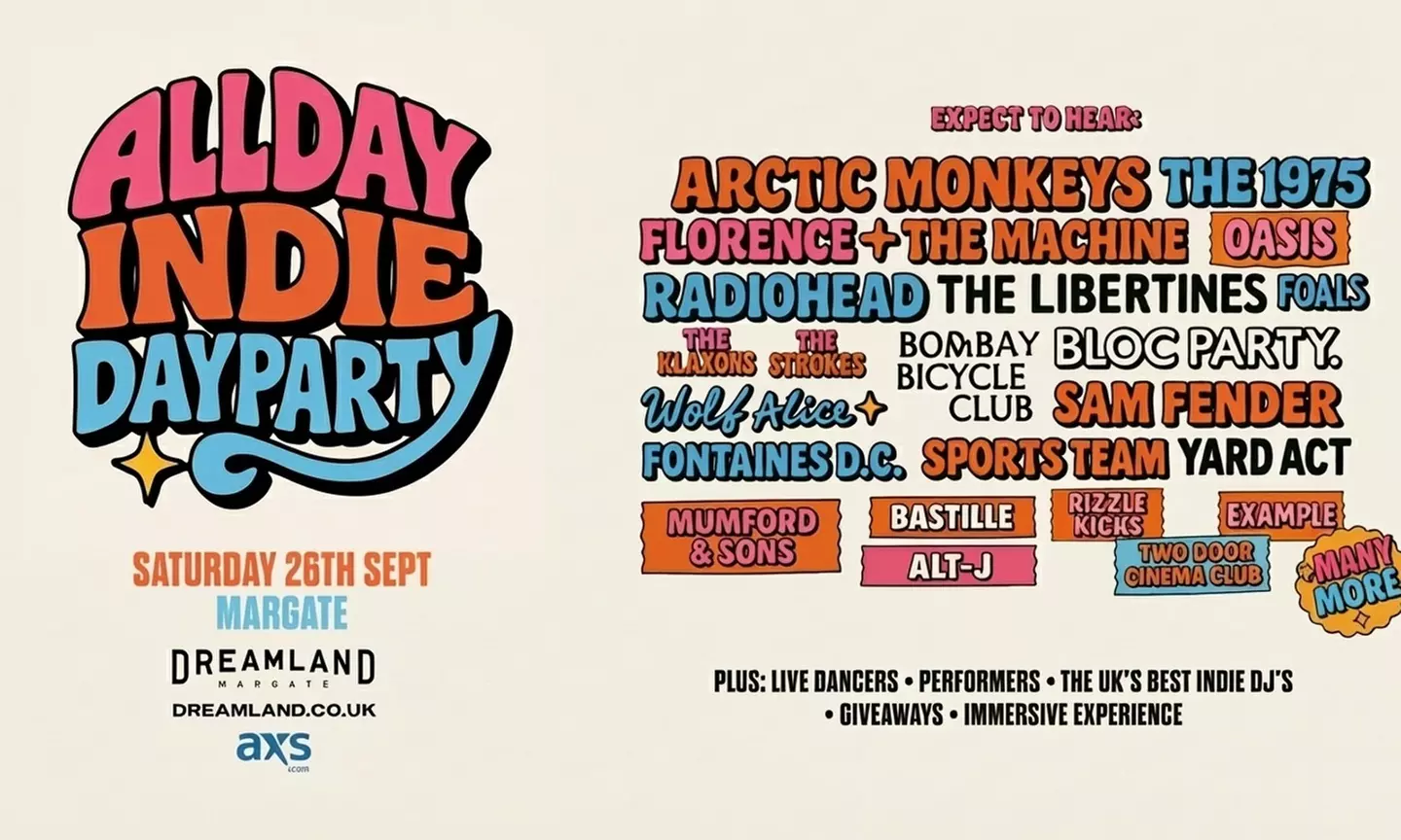 Allday Indie Indoor/Outdoor Festival on 9th May to 10th October, 2026