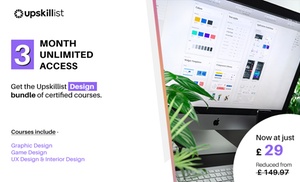 Design Online Course Bundle from Upskillist - Certified Online Courses