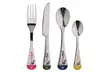 Benetton 4tlg. Kinder-Besteck-Set aus Edelstahl - Image 4