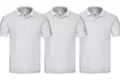 Pack de 3 polos de hombre de manga corta hechos de algodón - Second Medium