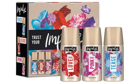 Fino a 4 kit di 3 spray per il corpo Impulse