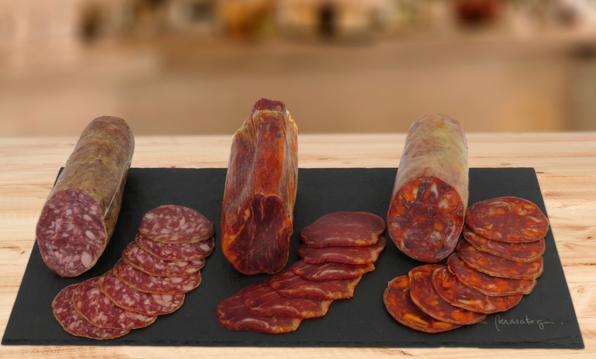 Image 2: Iberian Ham and Chorizo Selection