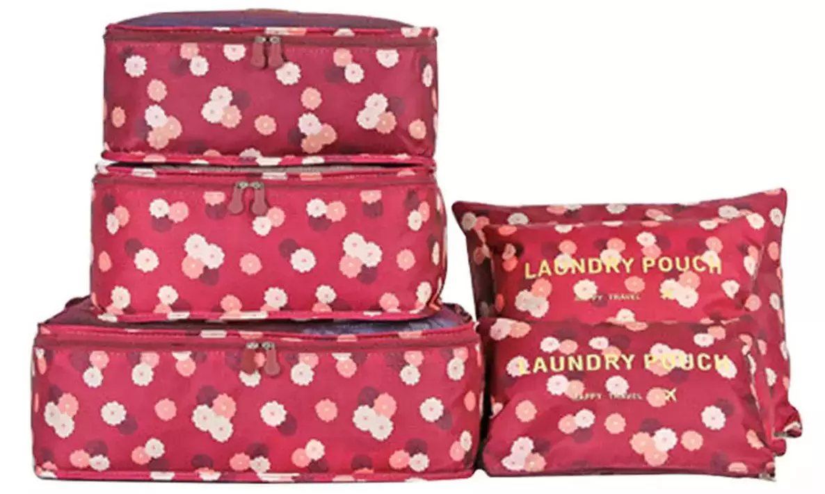 1x oder 2x 6er-Set Gepäck-Organizer