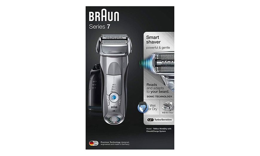 Image 5: Braun Series 7-7898cc Shaver with Travel Case