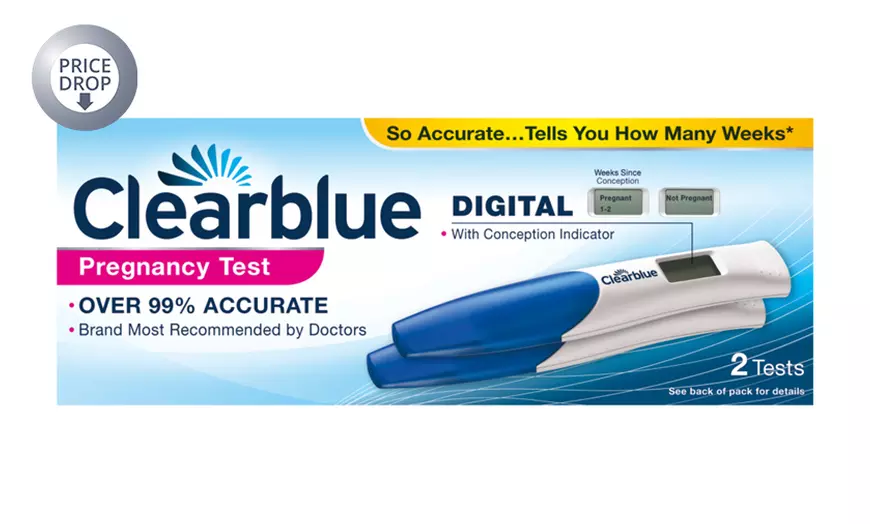 Image 1: Clearblue Digital Pregnancy Test