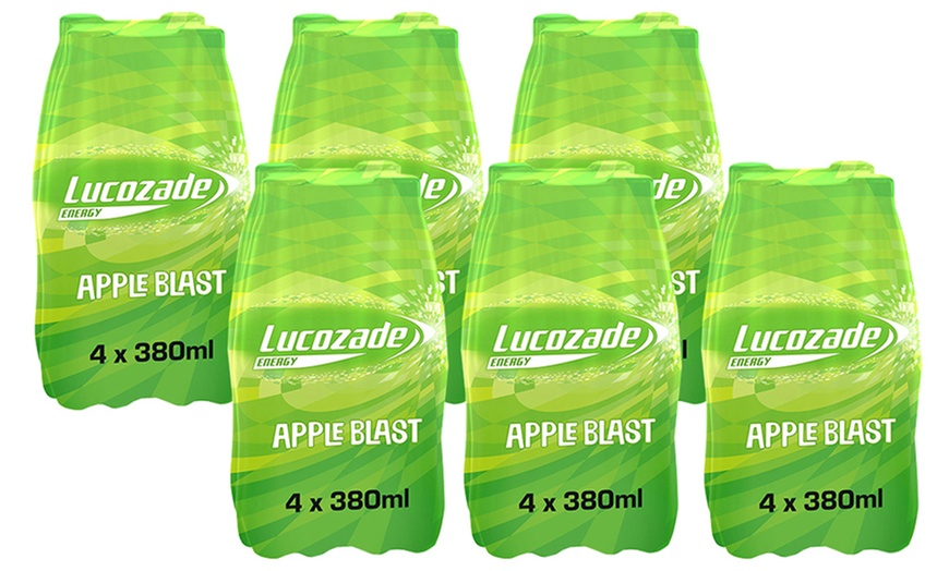 Image 24: Lucozade Energy Flavoured Sparkling Drink 380ml 24-Pack