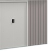 Image 15: Outsunny Steel Garden Shed, Weather-Resistant with Lockable Doors