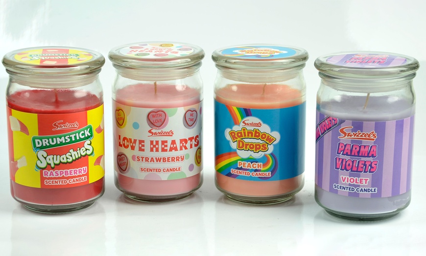 Image 1: Skittles Scented Jar Candles