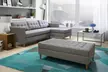 Selsey Ecksofa Kopenhagen mit Schlaffunktion in Grau, optinoal mit Hocker, inkl. Versand - Second Medium