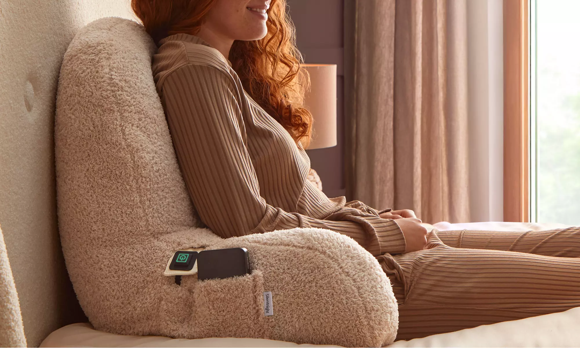 Silentnight Cosy Cuddles USB Heated Reading Cushion