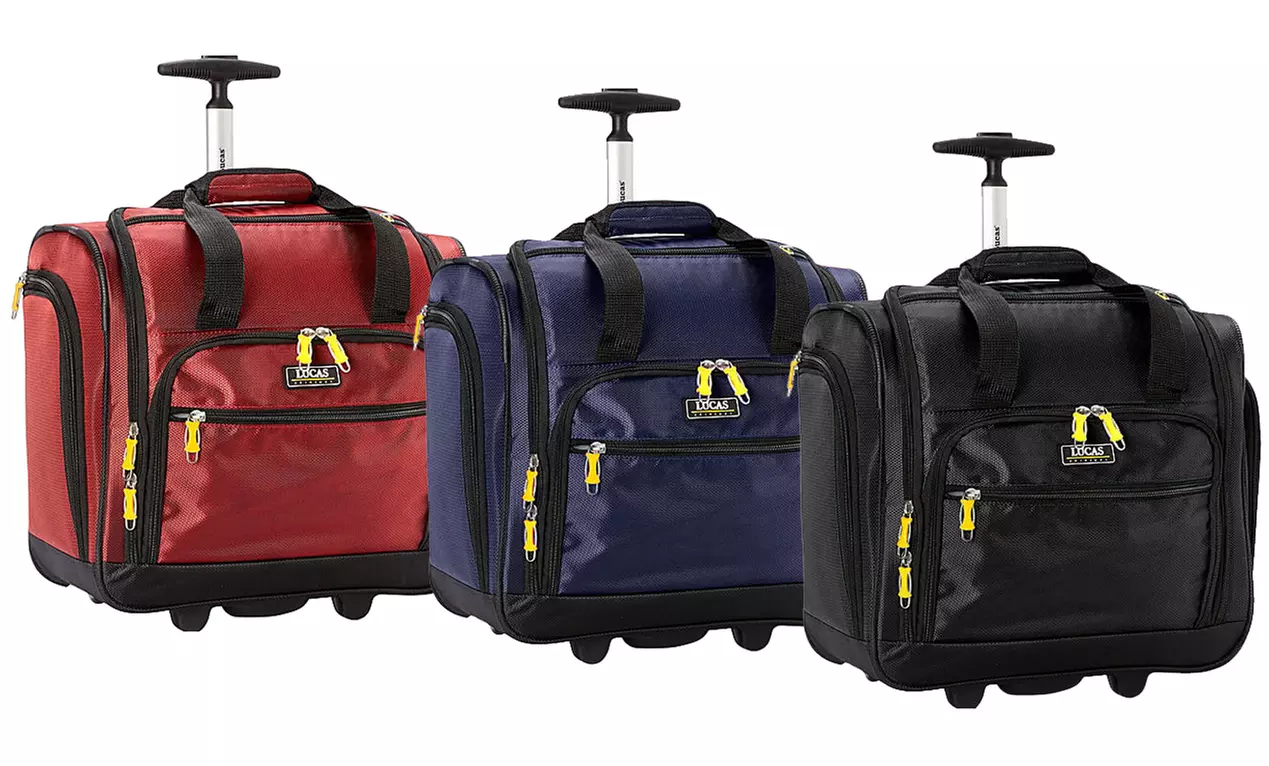 Lucas Underseat Bag Carry-On Soft-Sided Luggage with Travel Accessories (4-Piece) - Primary Image
