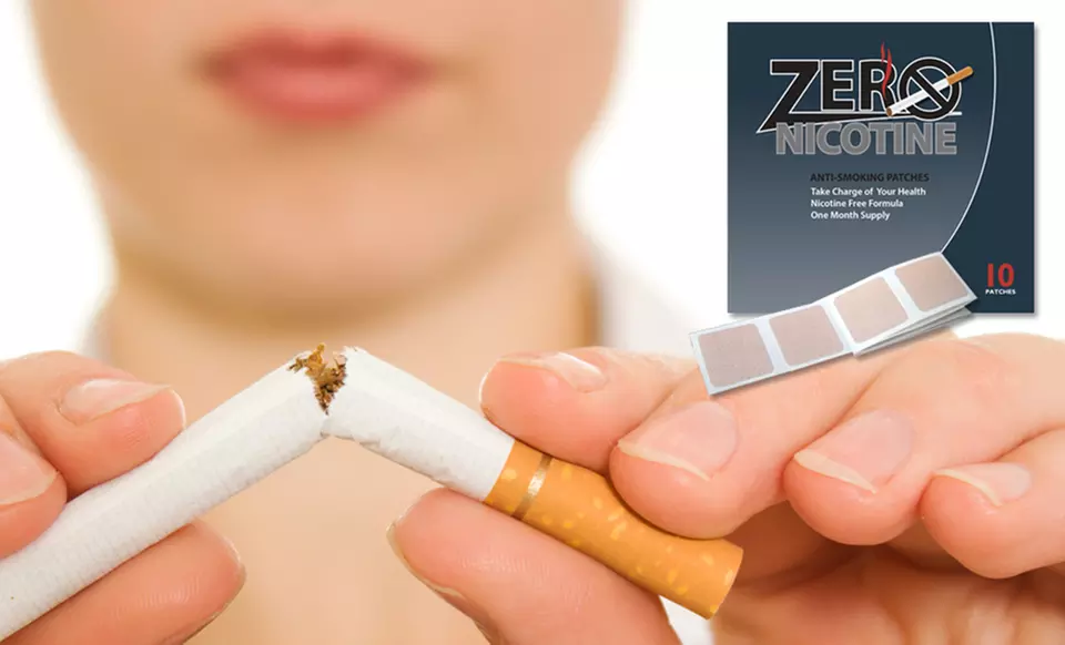 1-Month Supply of Zero Nicotine Anti-Smoking Patches - Primary Image