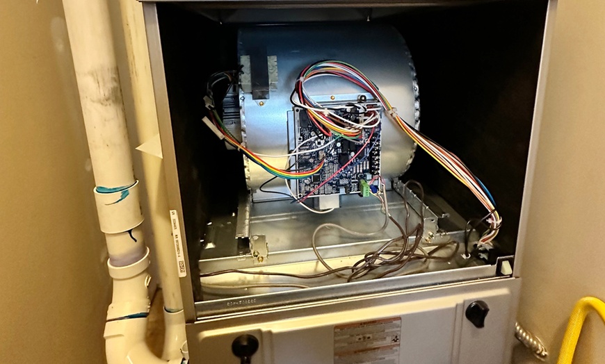 Image 1: Up to 50% Off on Inspection-Heat/Ventilation/A/C at Ahead of the temp