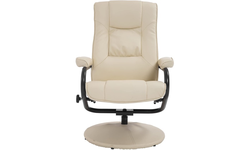 Image 2: HomCom Reclining Arm Chair