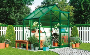 Aluminium Frame Greenhouse in Choice of Size and Colour