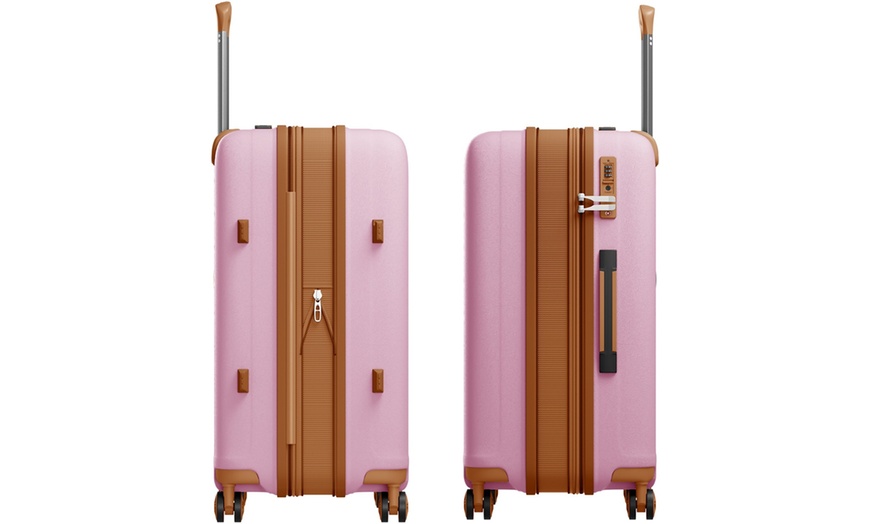 Image 29: 1 / 3x KONO Hartschalen-Reisekoffer mit TSA-Schloss