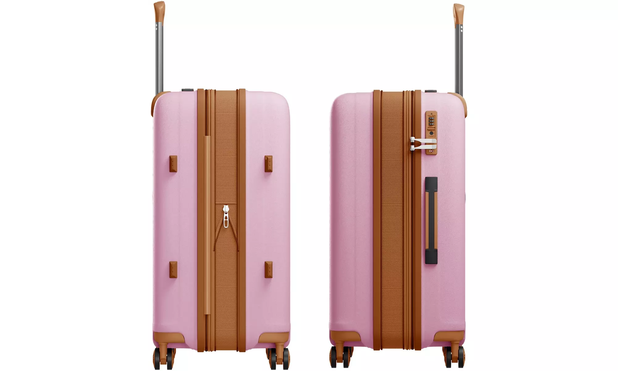 1 / 3x KONO Hartschalen-Reisekoffer mit TSA-Schloss