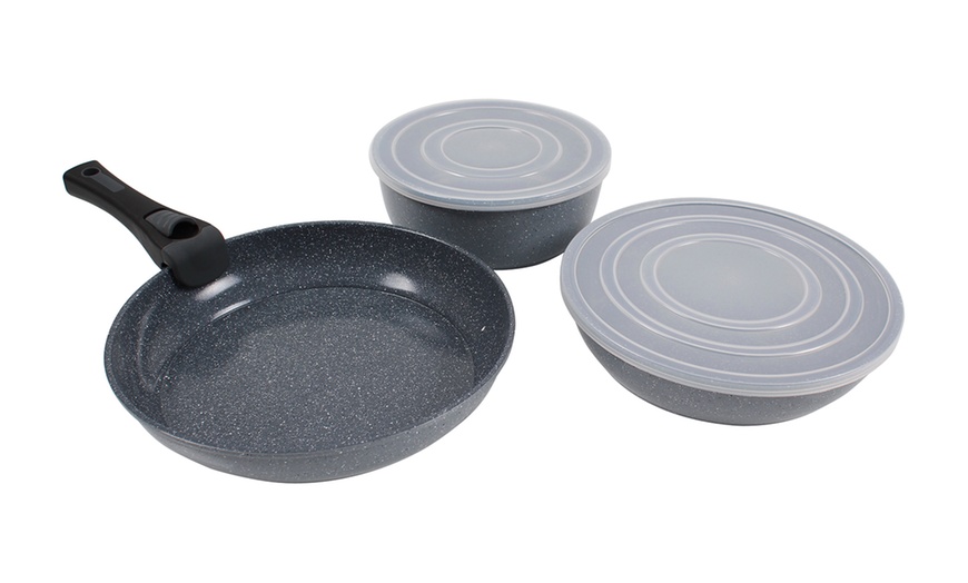 Image 3: Natural Stone Pans Set