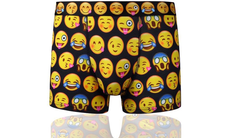 Smiley Emoji Boxers Six-Pack | Groupon