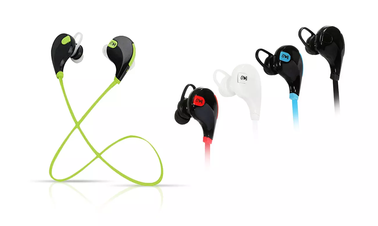 Écouteurs bluetooth avec emballage cadeau de Noël en option - Primary Image