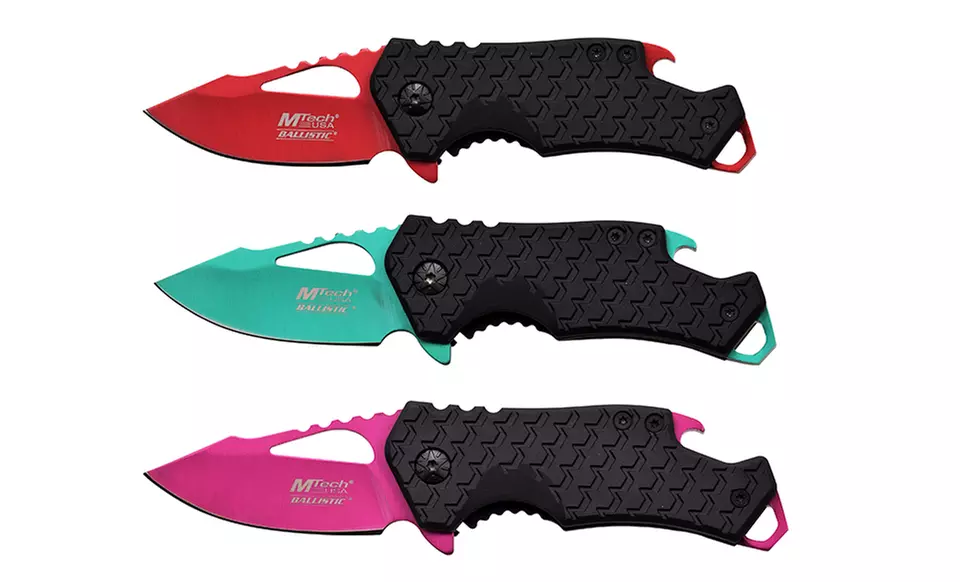 Assisted-Open Pocket Knife with Bottle Opener - Primary Image