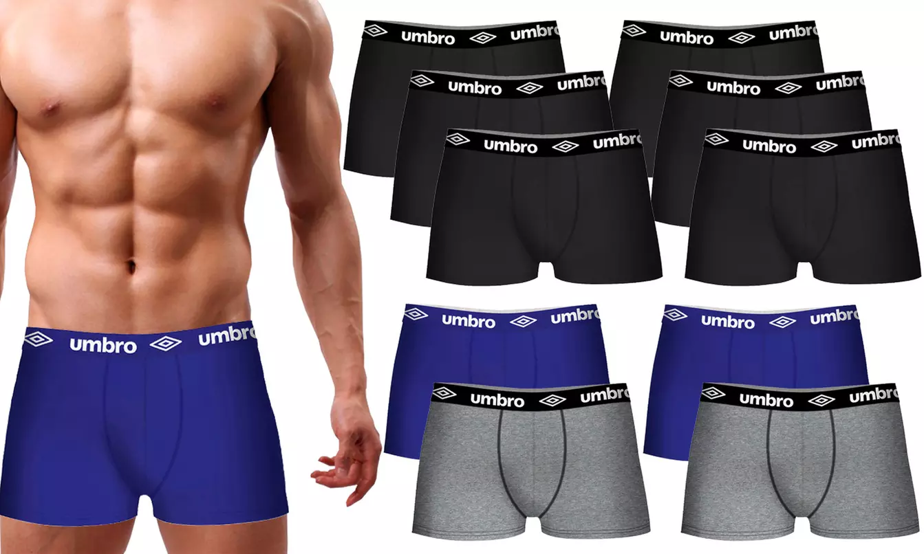 Lot de 5 ou 10 boxers Umbro 100 % coton - Primary Image