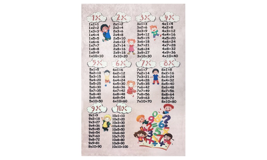 Image 7: Multiplication Table Mat