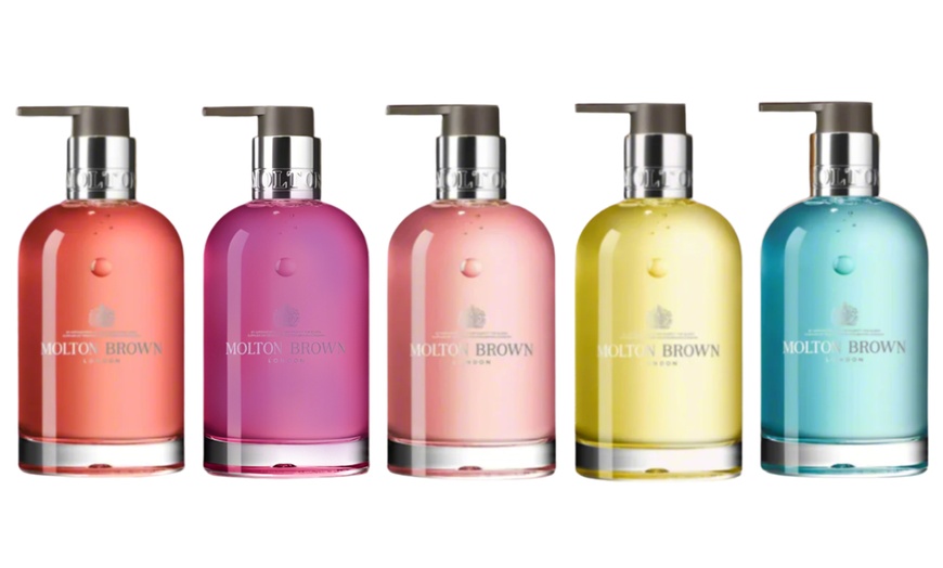 Image 1: Molton Brown Floral & Marine Hand Wash Gift Collection