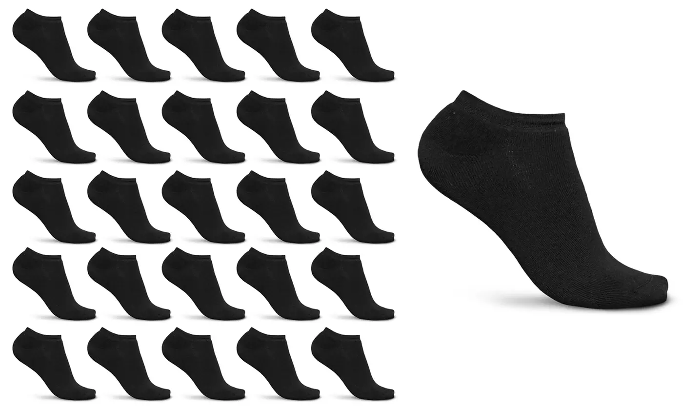 10 o 25 paia di fantasmini in cotone