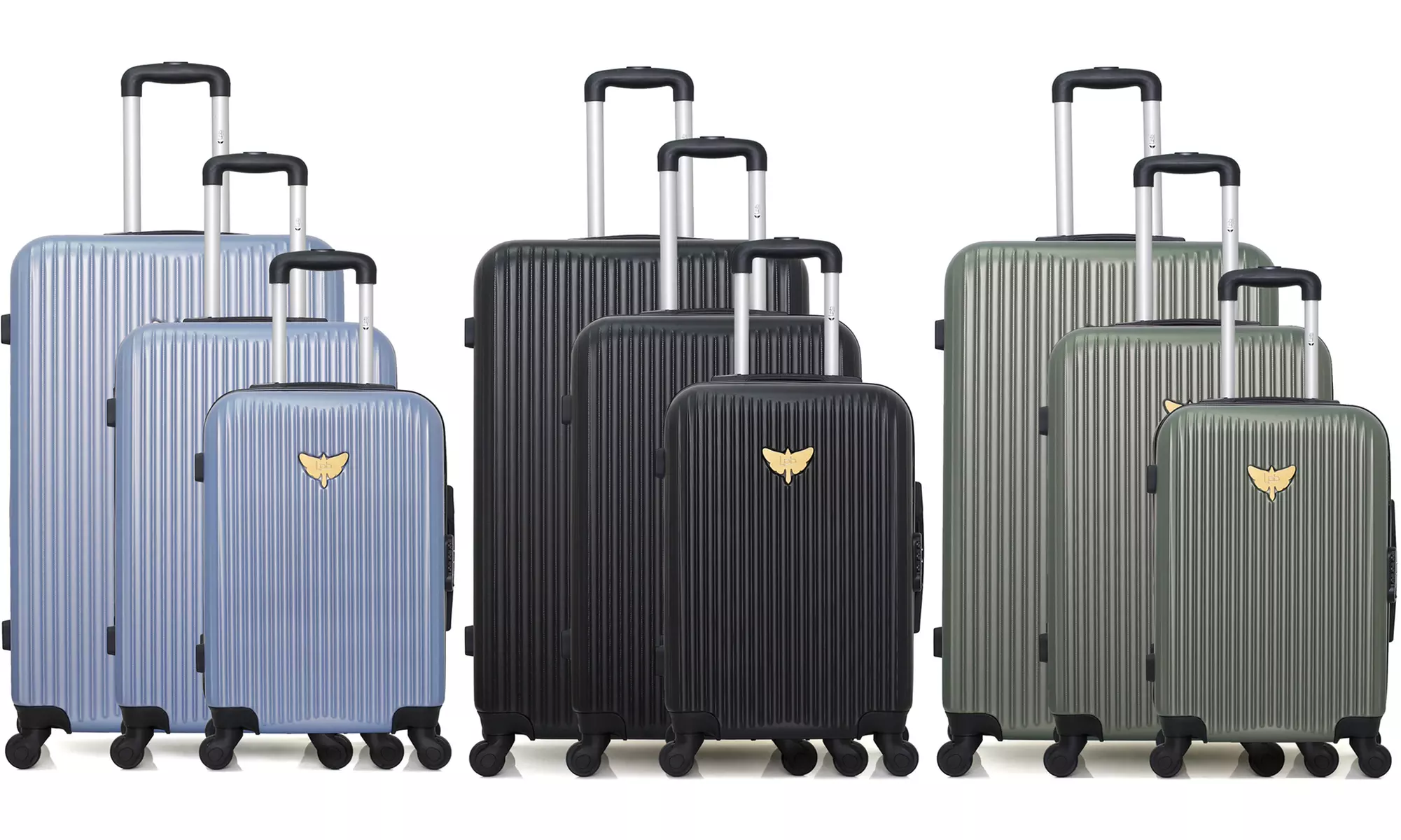 Conjunto de 3 maletas modelo Agata de LPB, con entrega gratuita - Primary Image