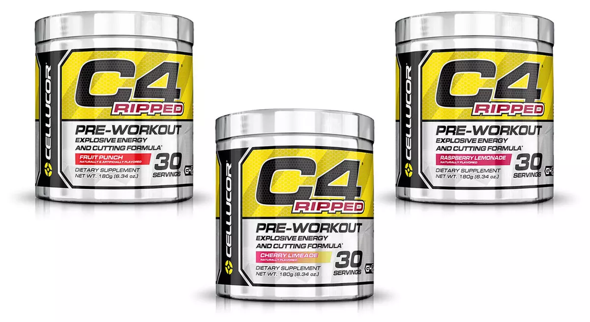 C4 Ripped Pre-Workout Supplement (30-Servings) - Primary Image
