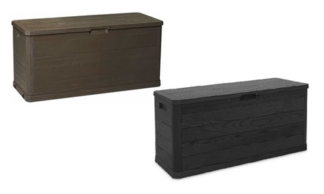 Baule contenitore Toomax Woody da 280 L, disponibile in 2 colori