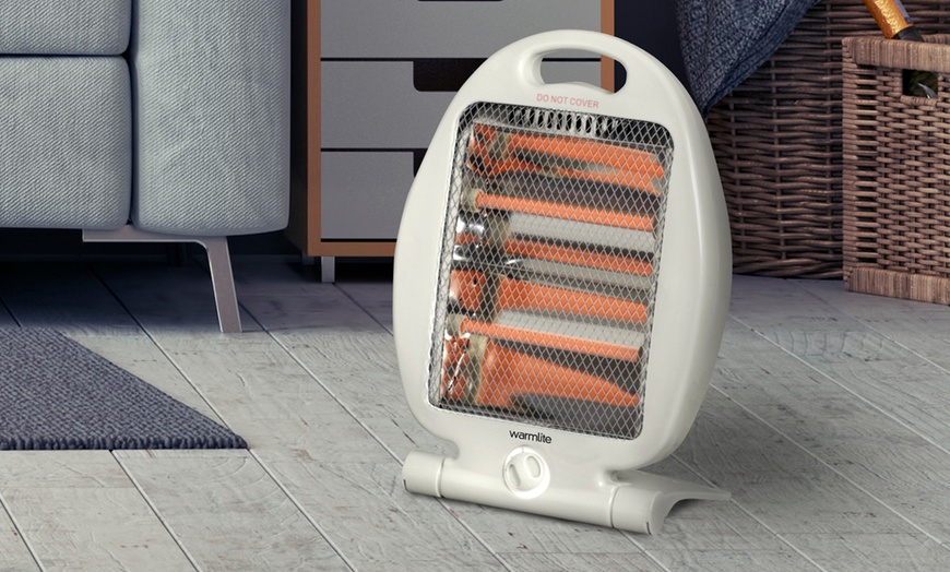 Image 2: Warmlite 400/800W Quartz Heater