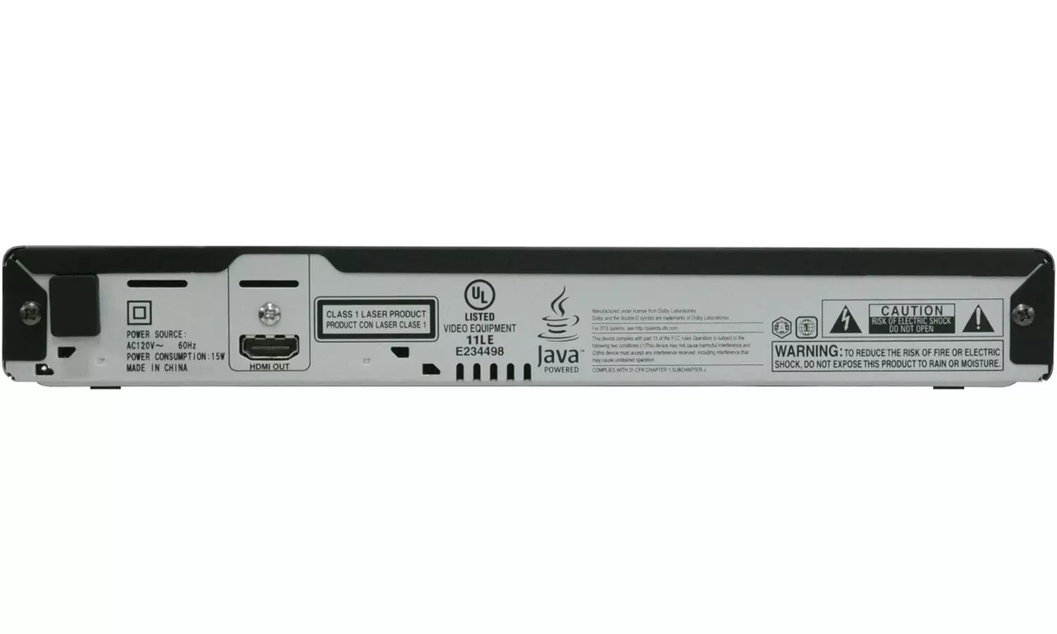Sanyo Blu-ray/DVD Player (Refurbished) - Second Medium
