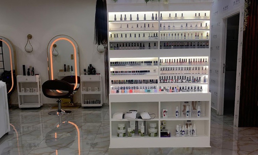 Image 5: Classic or Gelish Manicure & Pedicure w/ Optional Hair Wash & Blowdry