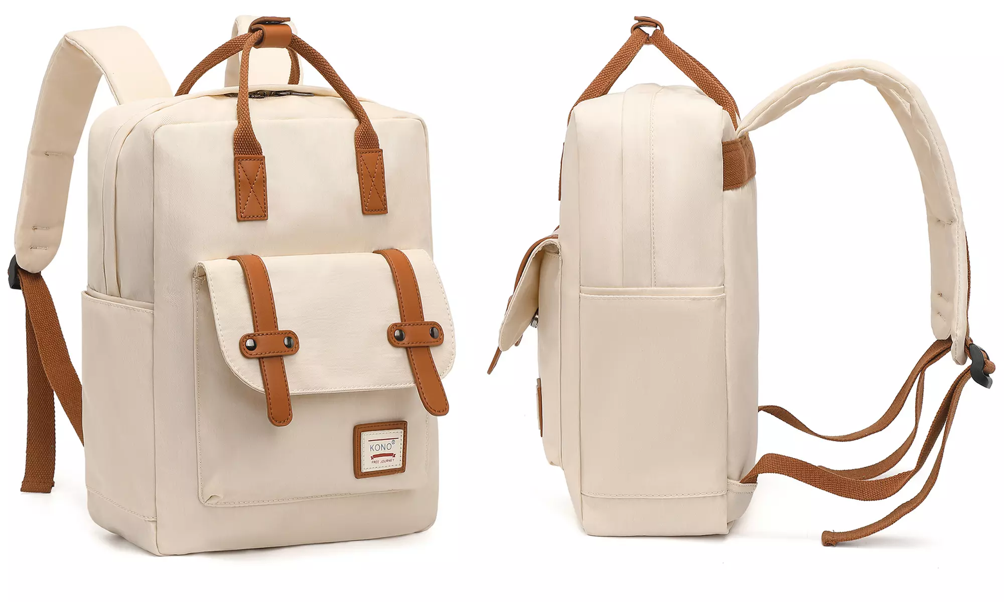 Mochila de viaje hecha de tejido impermeable espaciosa y versátil