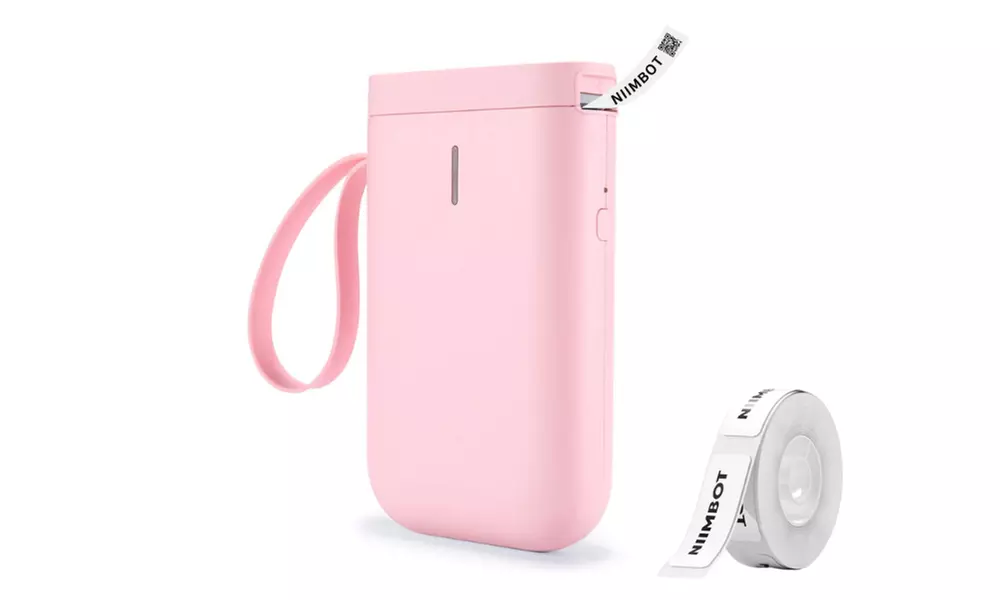 Imprimante d'étiquettes thermiques portable avec rouleau d'étiquettes