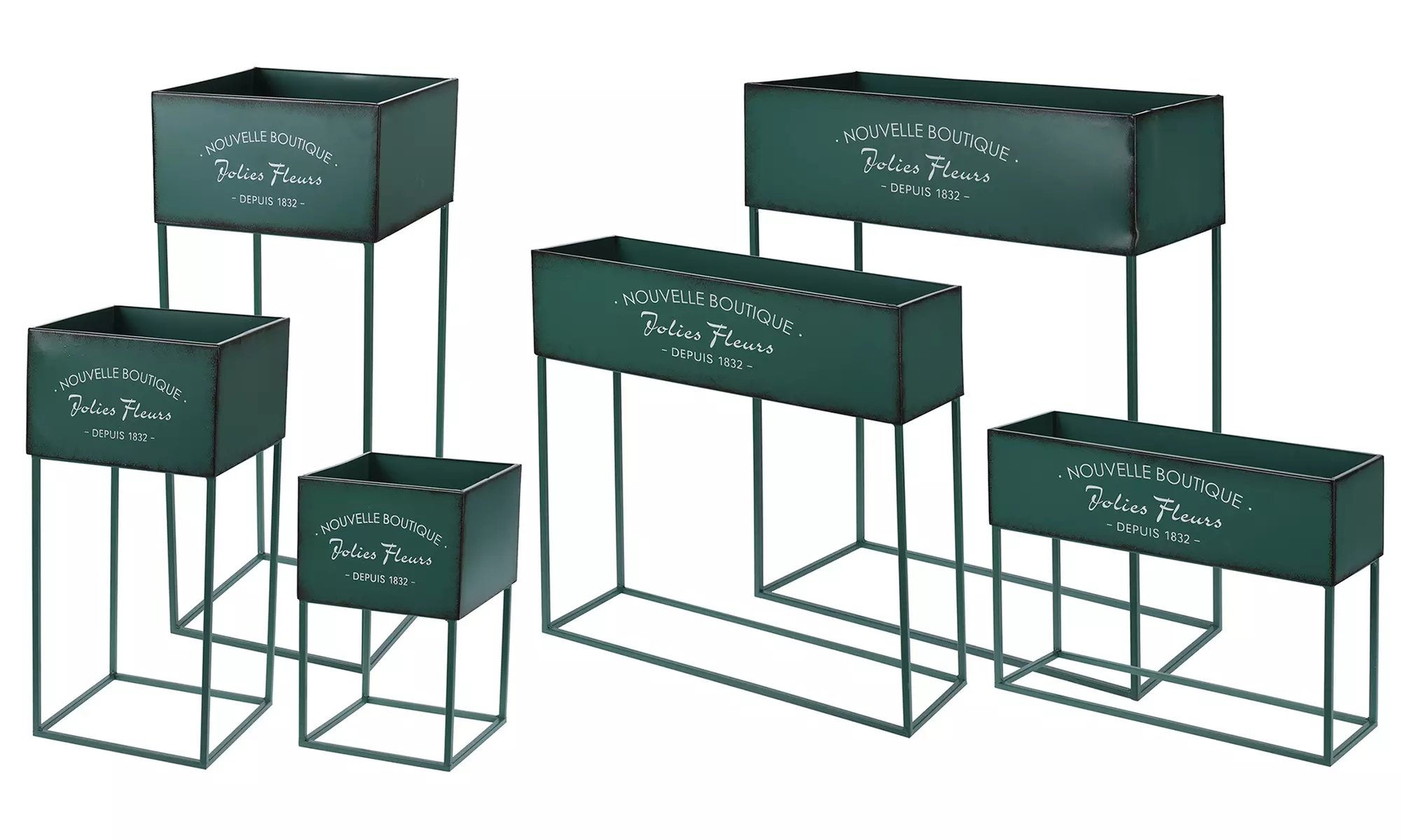 Jardinière en métal 3 pièces - Primary Image