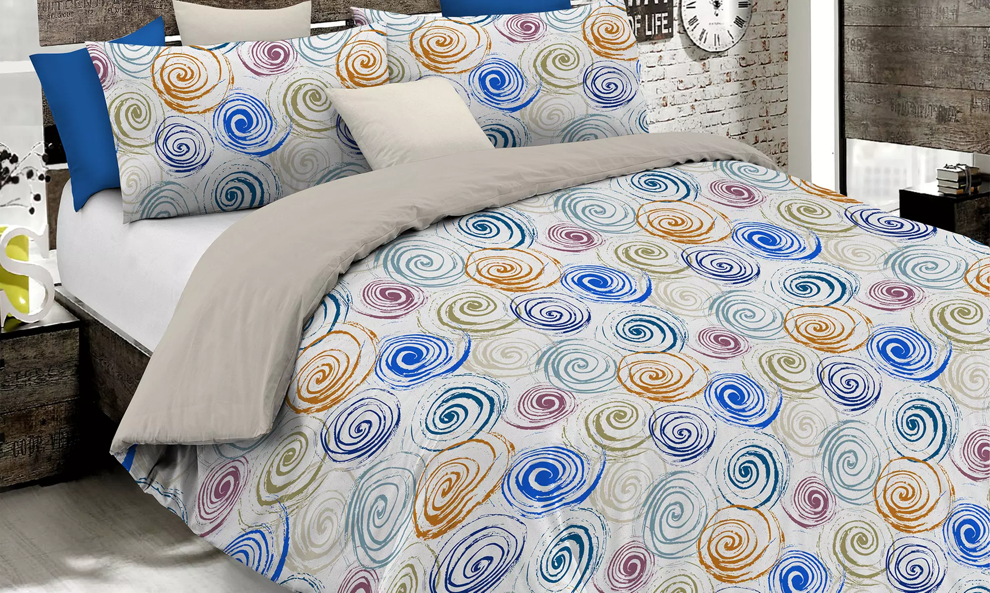 Copripiumino Fashion Made in Italy no stiro Datex