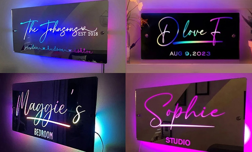 Image 5: Personalized Mirror Sign