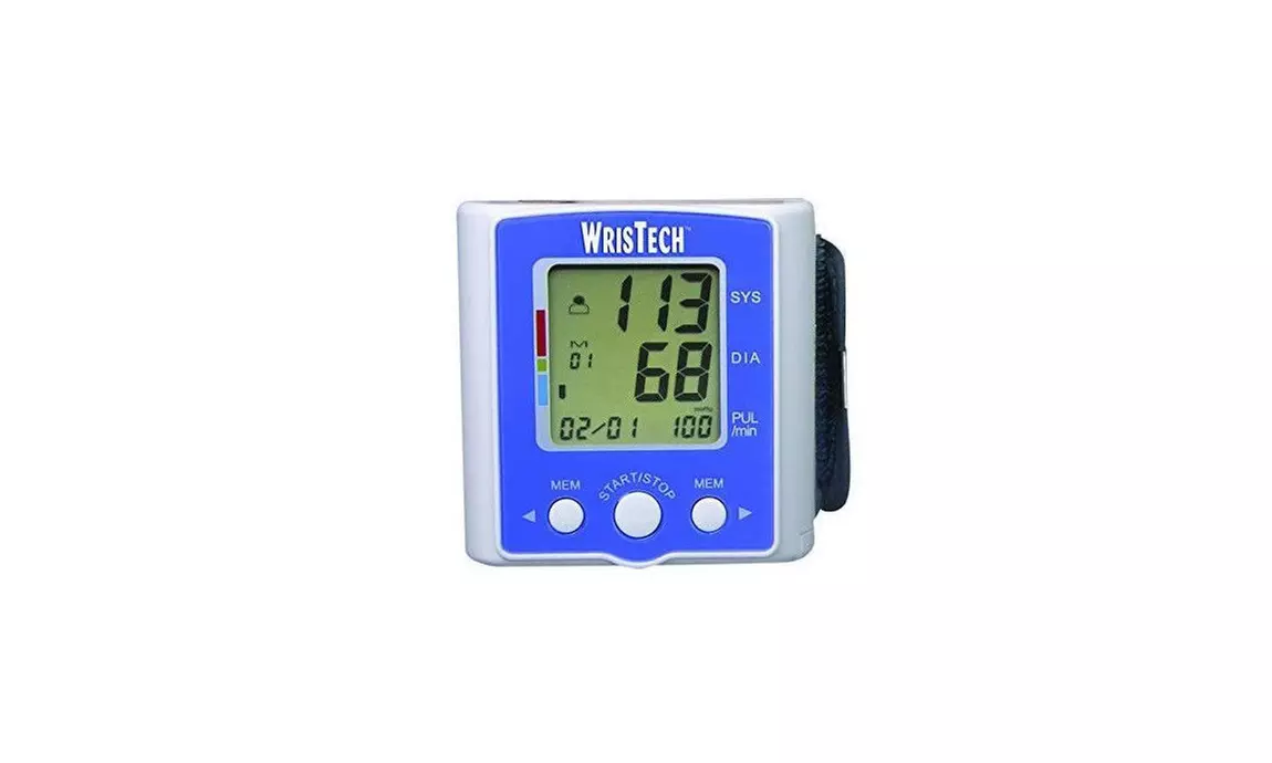 WrisTech Wrist Blood Pressure Monitor with Case - Primary Image