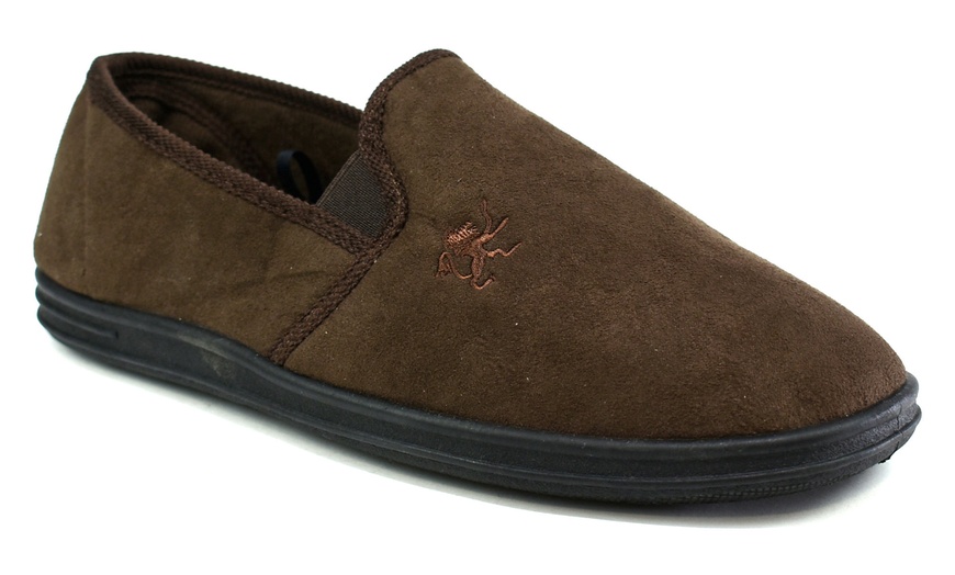 Image 7: Men's Fleece Lined Slippers