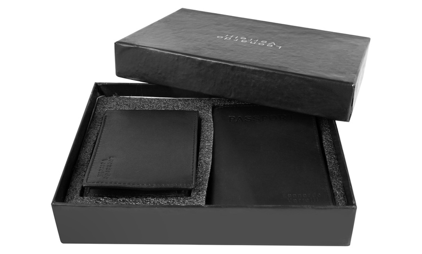 Image 7: Coffret cadeau en cuir Leonardo Verrelli